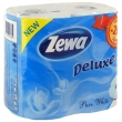 Туалетная бумага "Zewa Deluxe Pure White", 4 рулона целлюлоза Изготовитель: Россия Товар сертифицирован инфо 186r.
